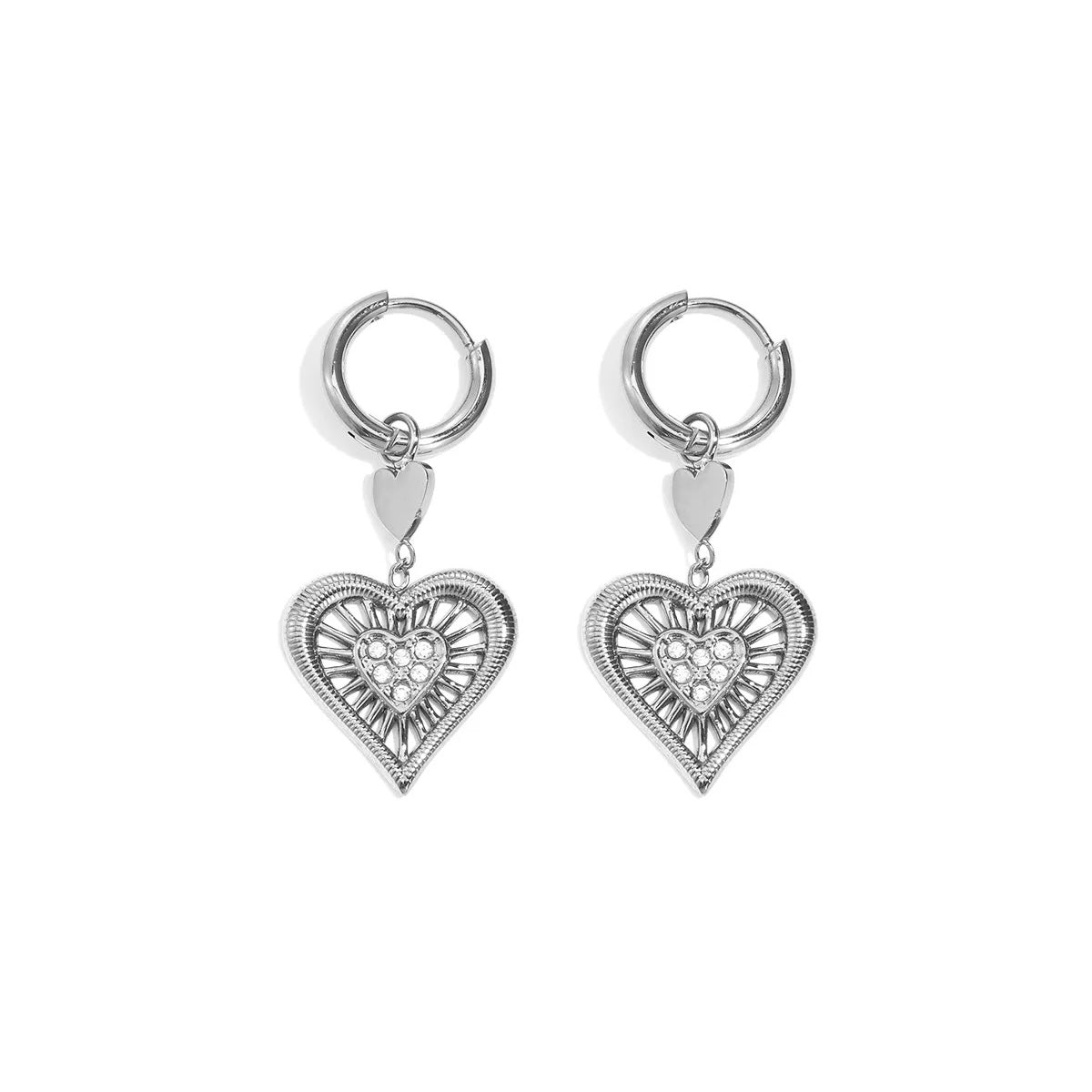 Puck Earrings - Silver