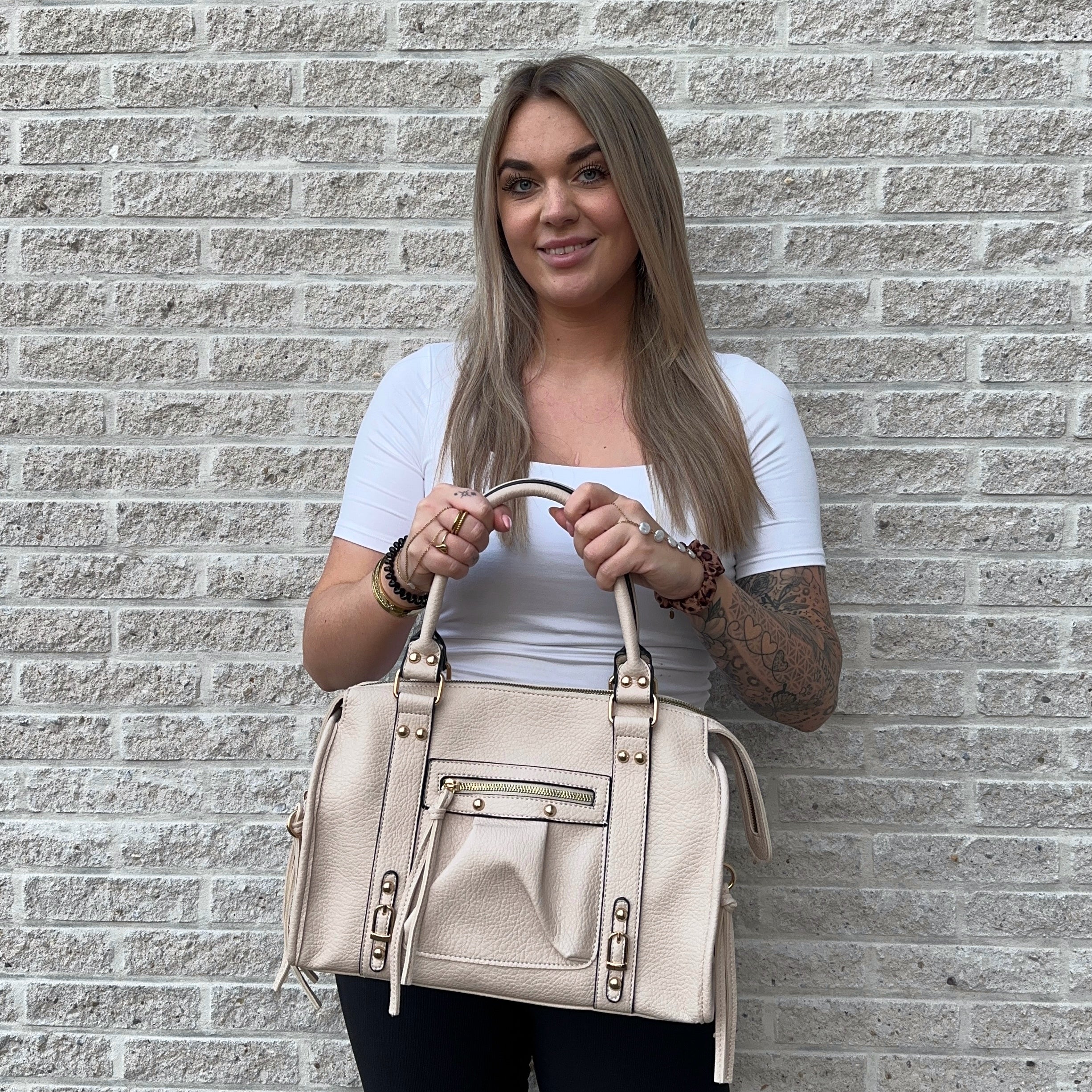 Liv Large Tas - Beige