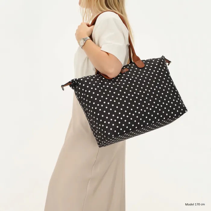 Charm London Buckingham Tas - Polka Dot Zwart