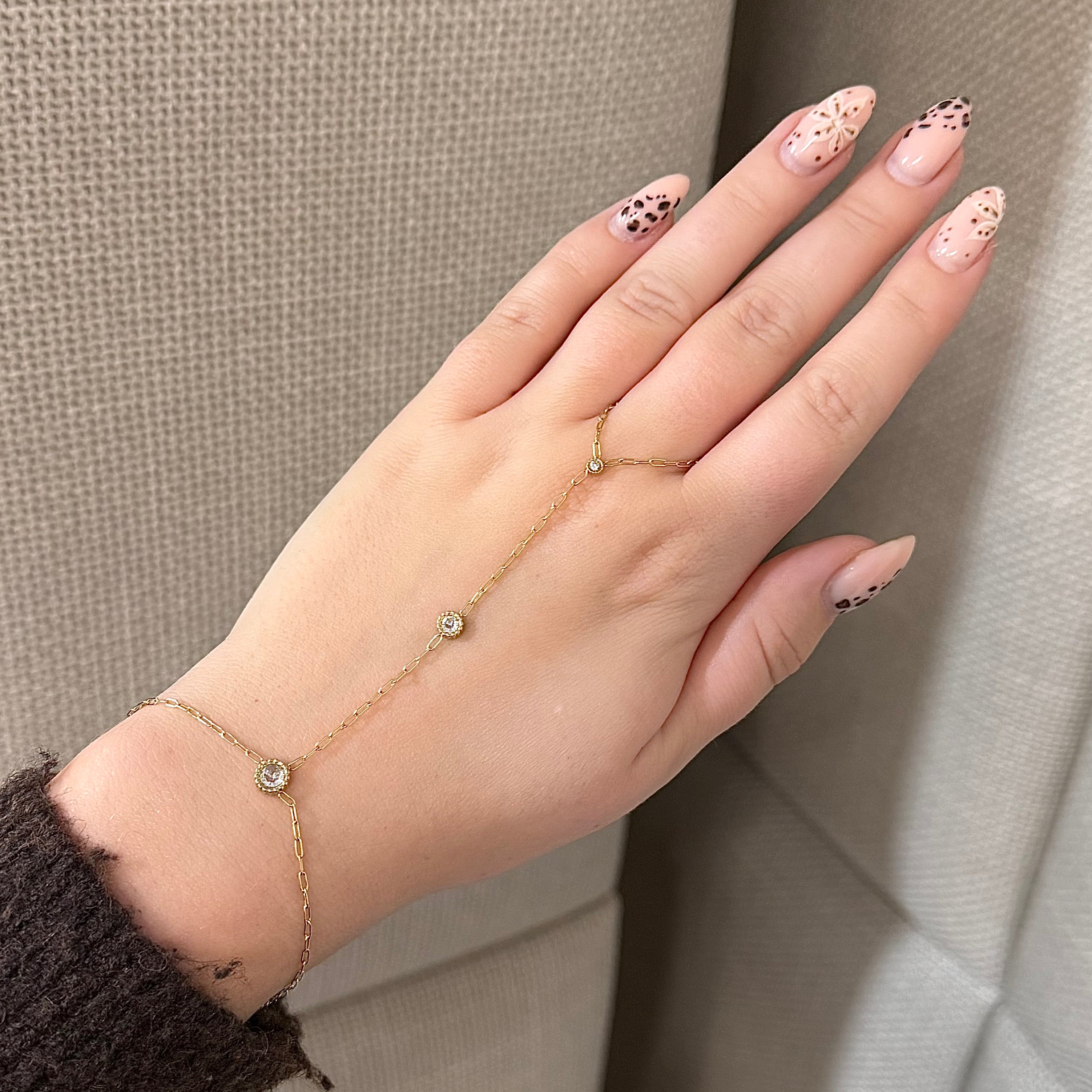 Handchain Shimmer - Gold
