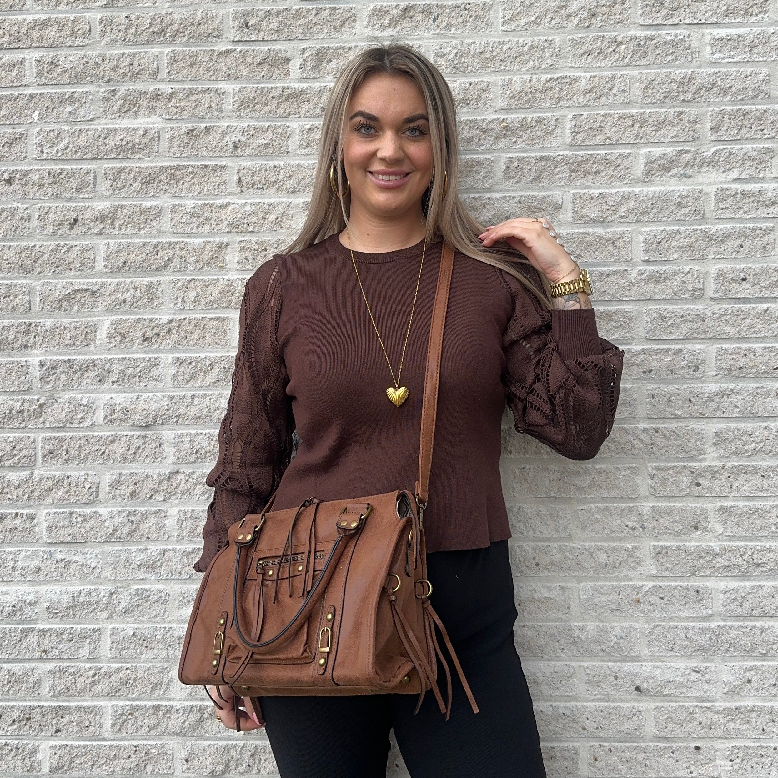 Liv Blossom Large Tas - Bruin