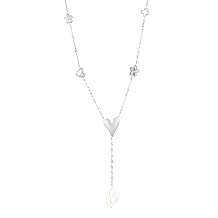 Xaviera Necklace 55 cm - Silver