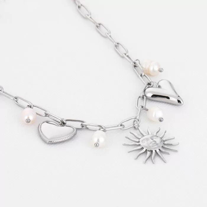 Bedels Sunshine Necklace 40 cm - Silver
