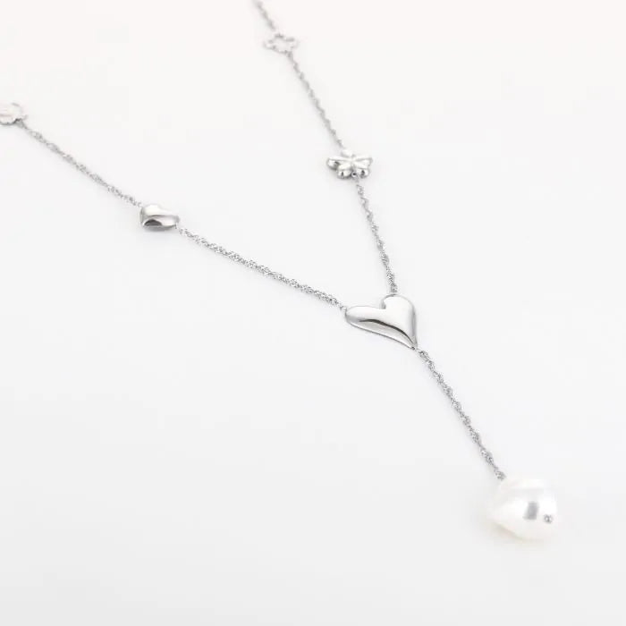 Xaviera Necklace 55 cm - Silver