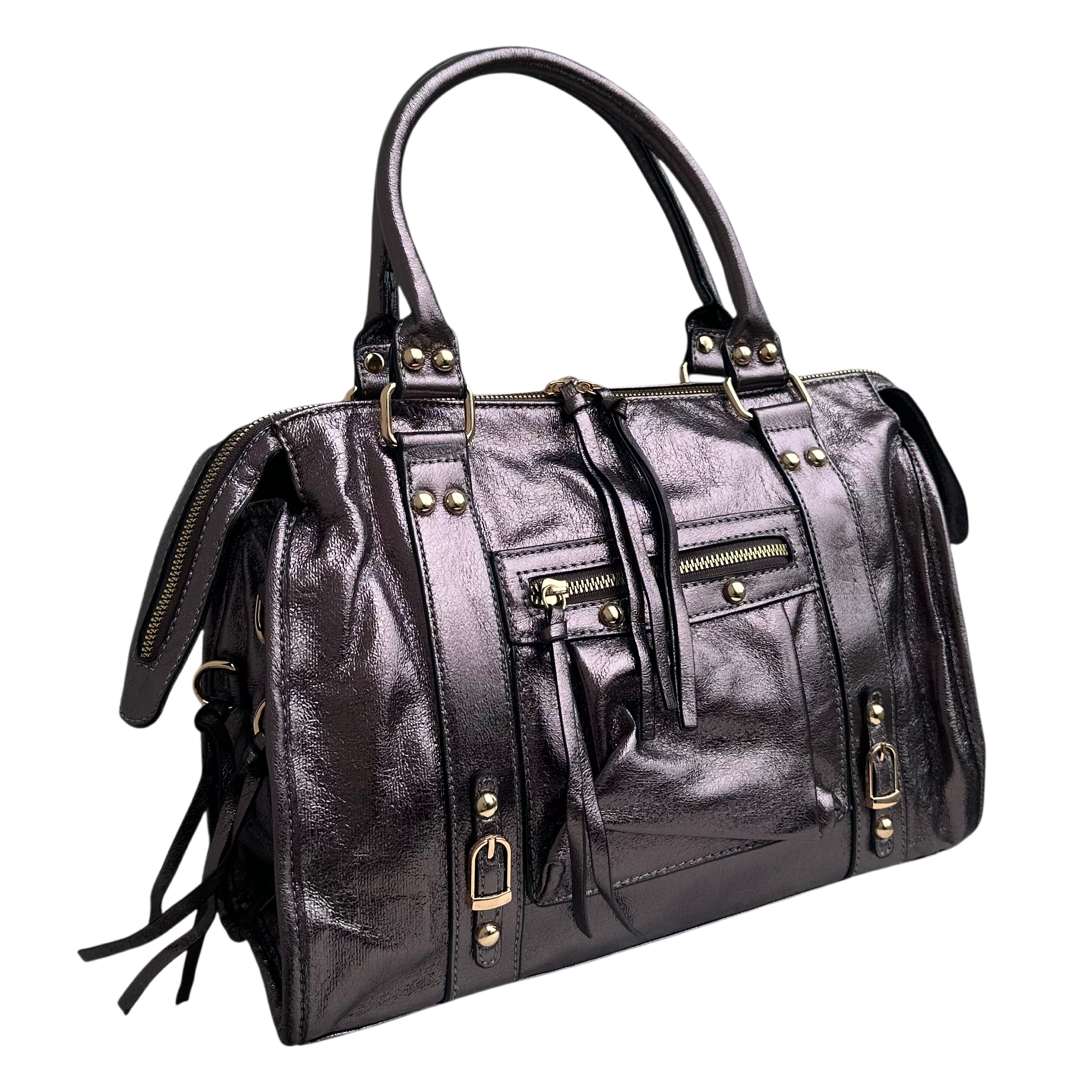 Liv Shiny Large Tas - Grijs