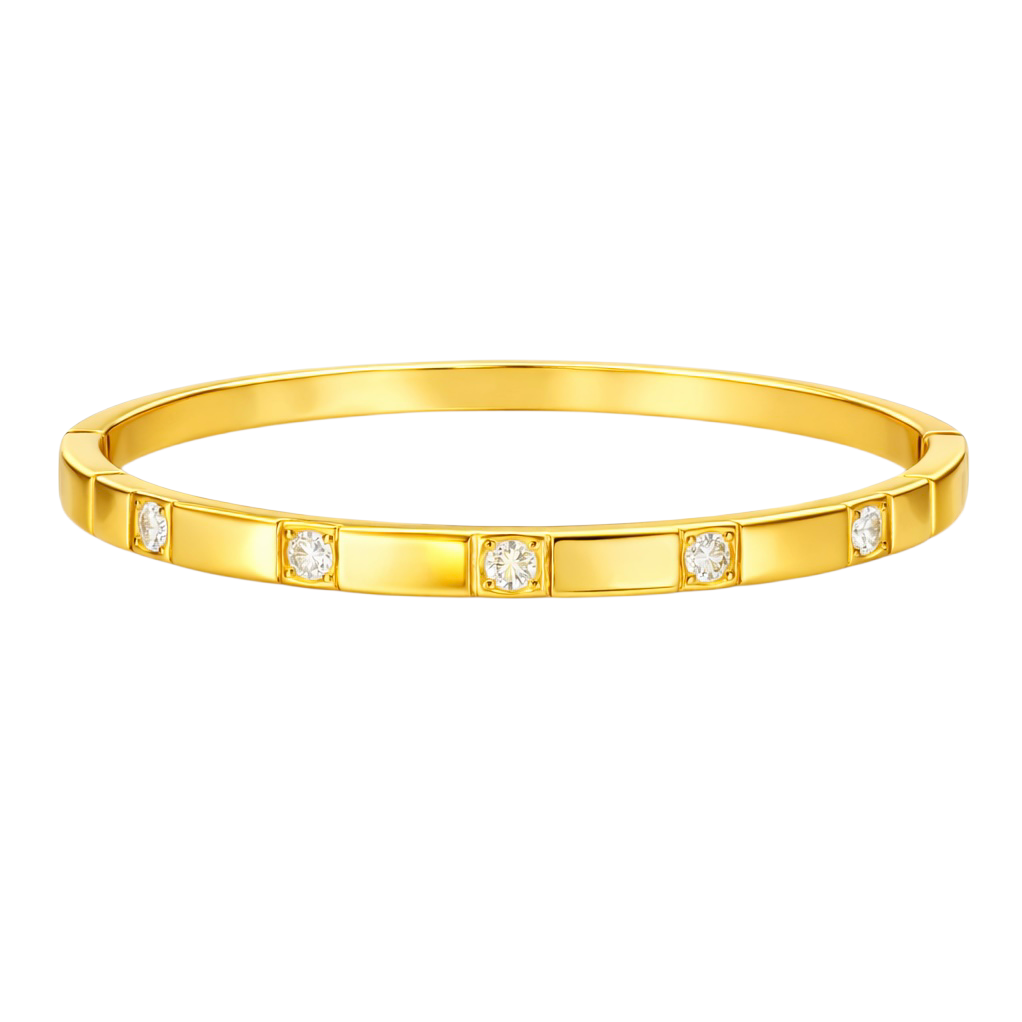 Bangle Shiny Bracelet - Gold