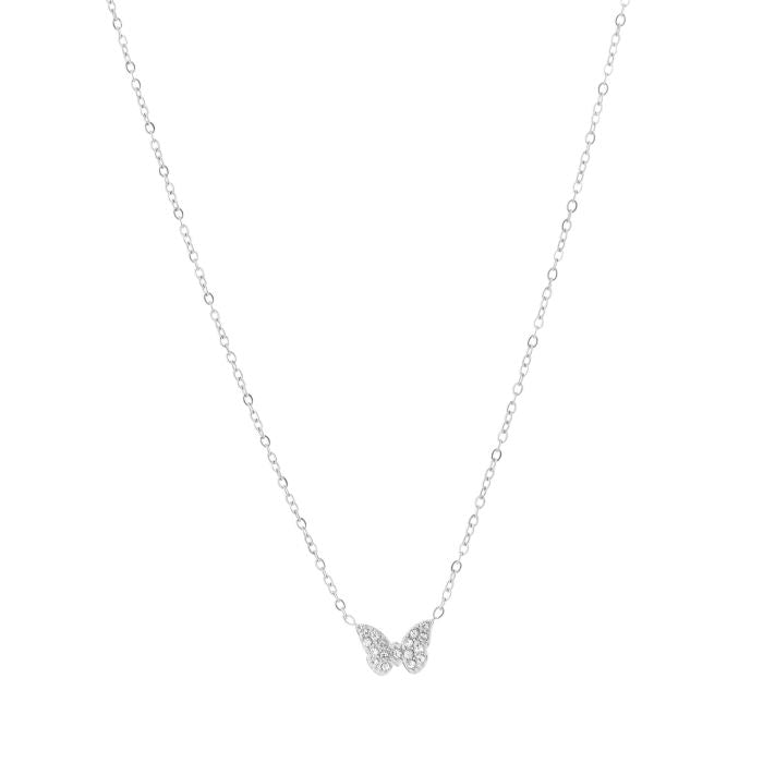 Vlinder Necklace 40 cm - Silver