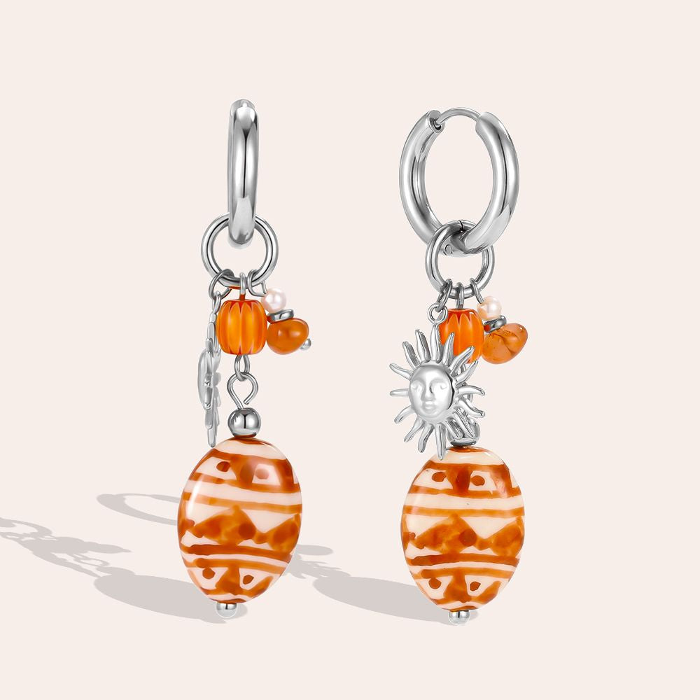 Saffira Earrings - Silver