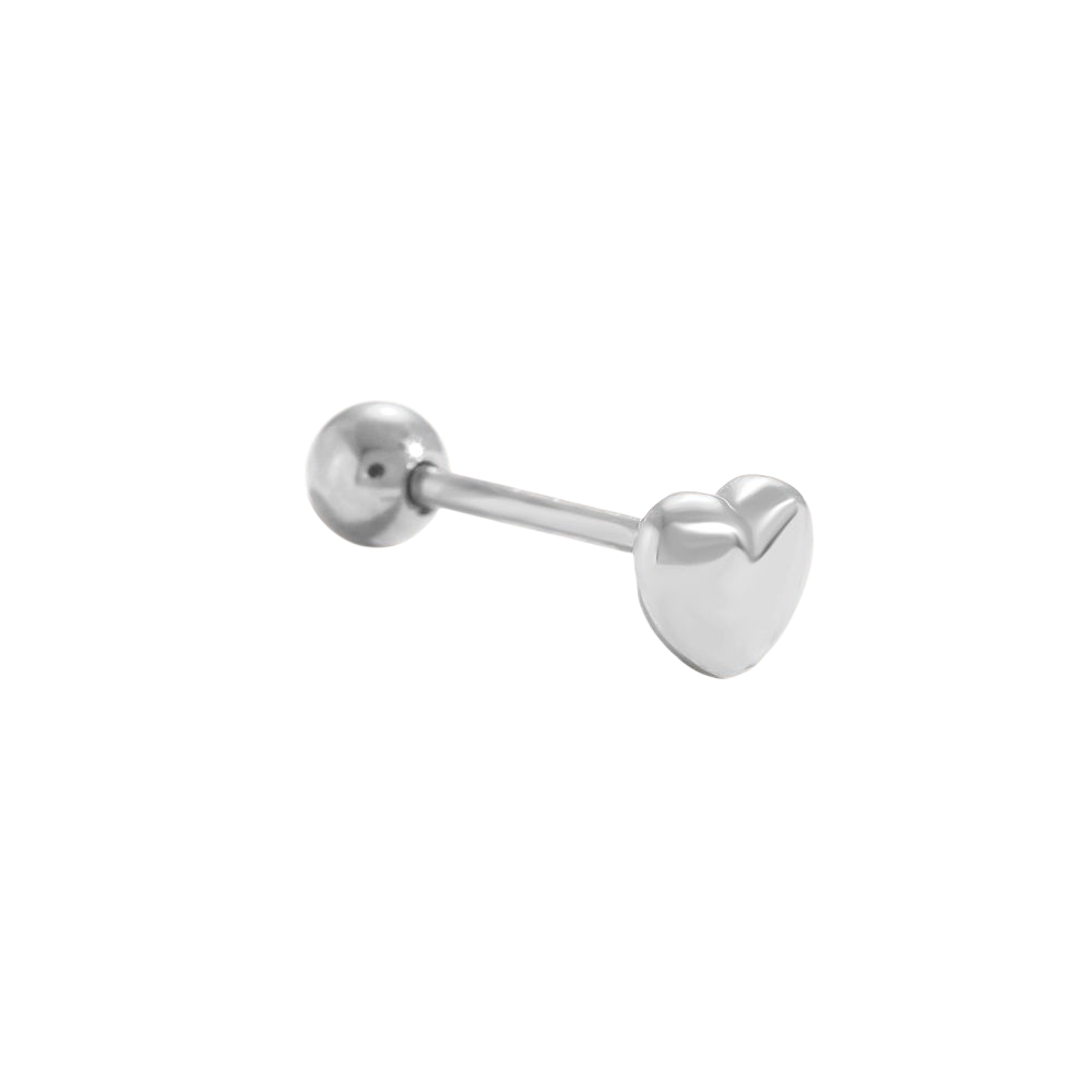 PRE-ORDER | Heart Oor Piercing - Silver