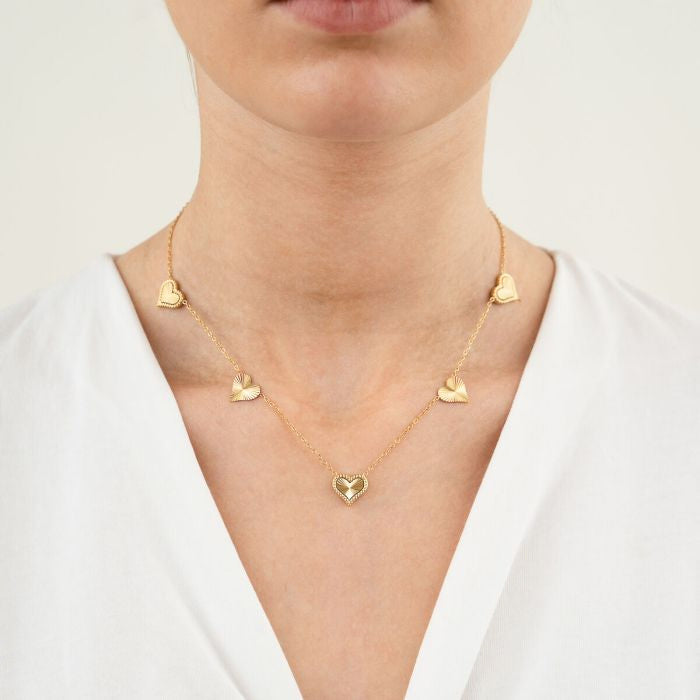 Orla Necklace 40 cm - Gold