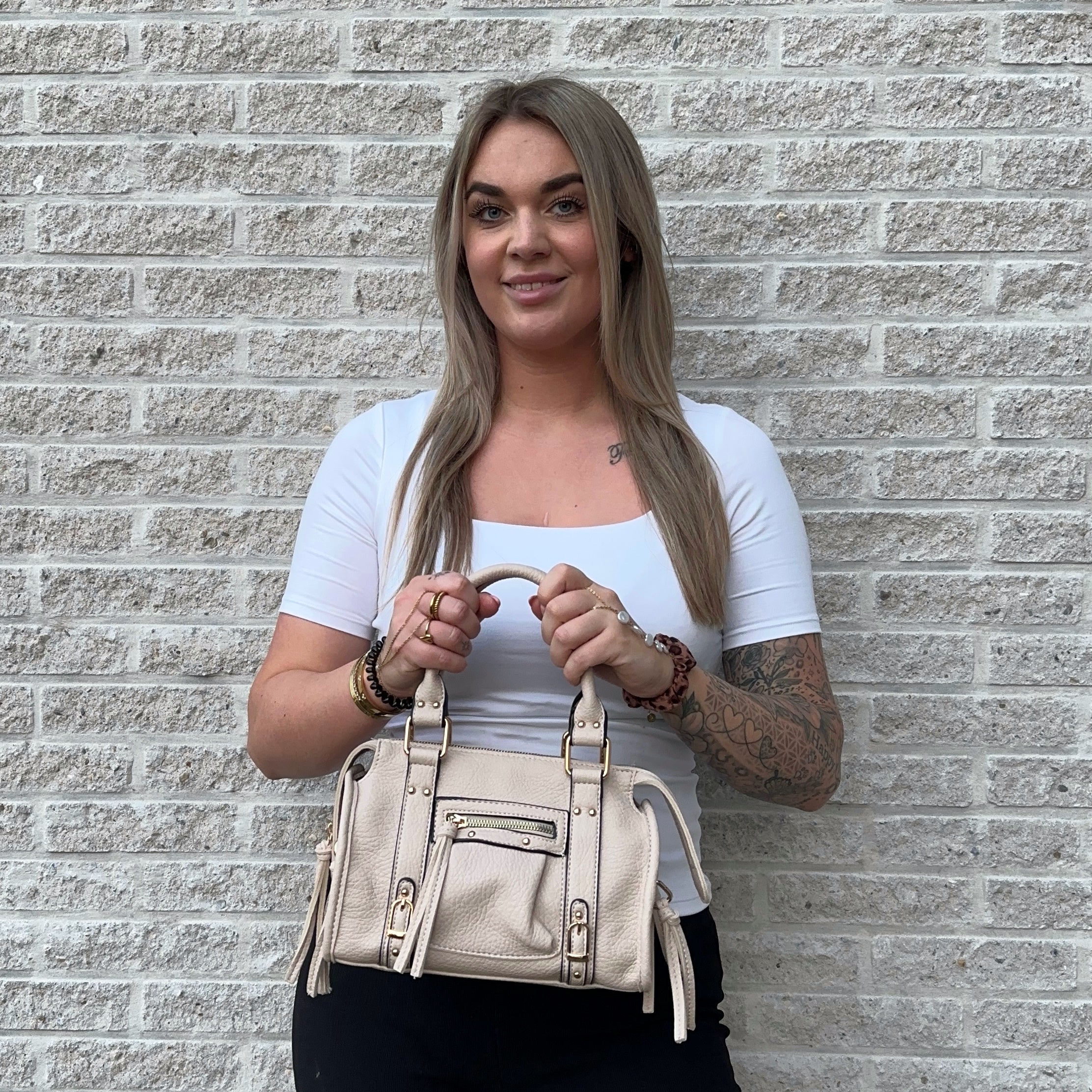 Liv Medium Tas - Beige