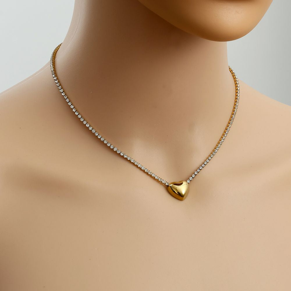 Elisa Necklace 40 cm - Silver
