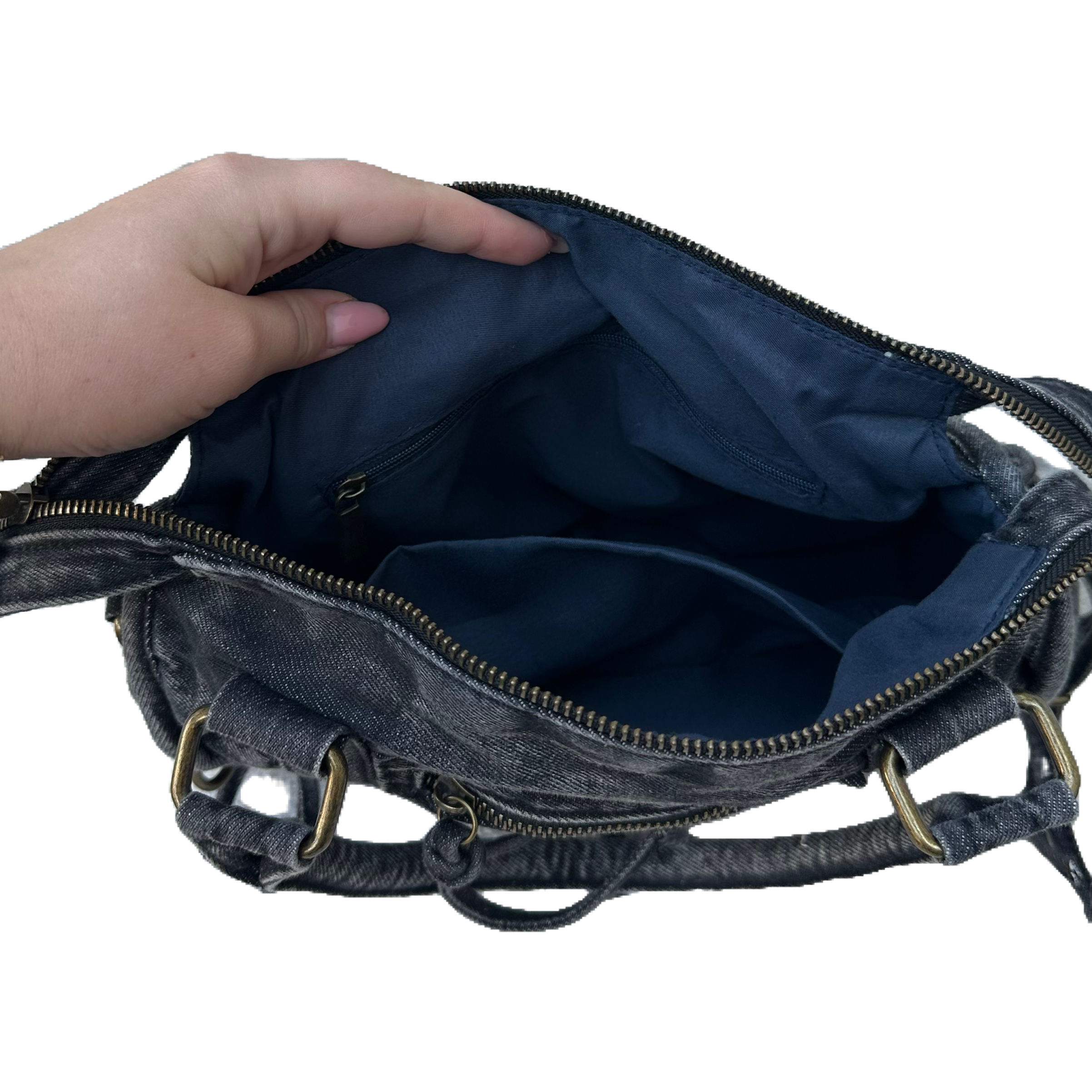 Liv Denim M/L Tas - Donker Blauw