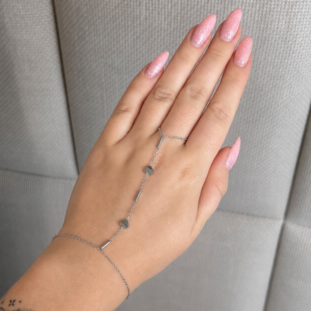 Handchain Roos - Silver