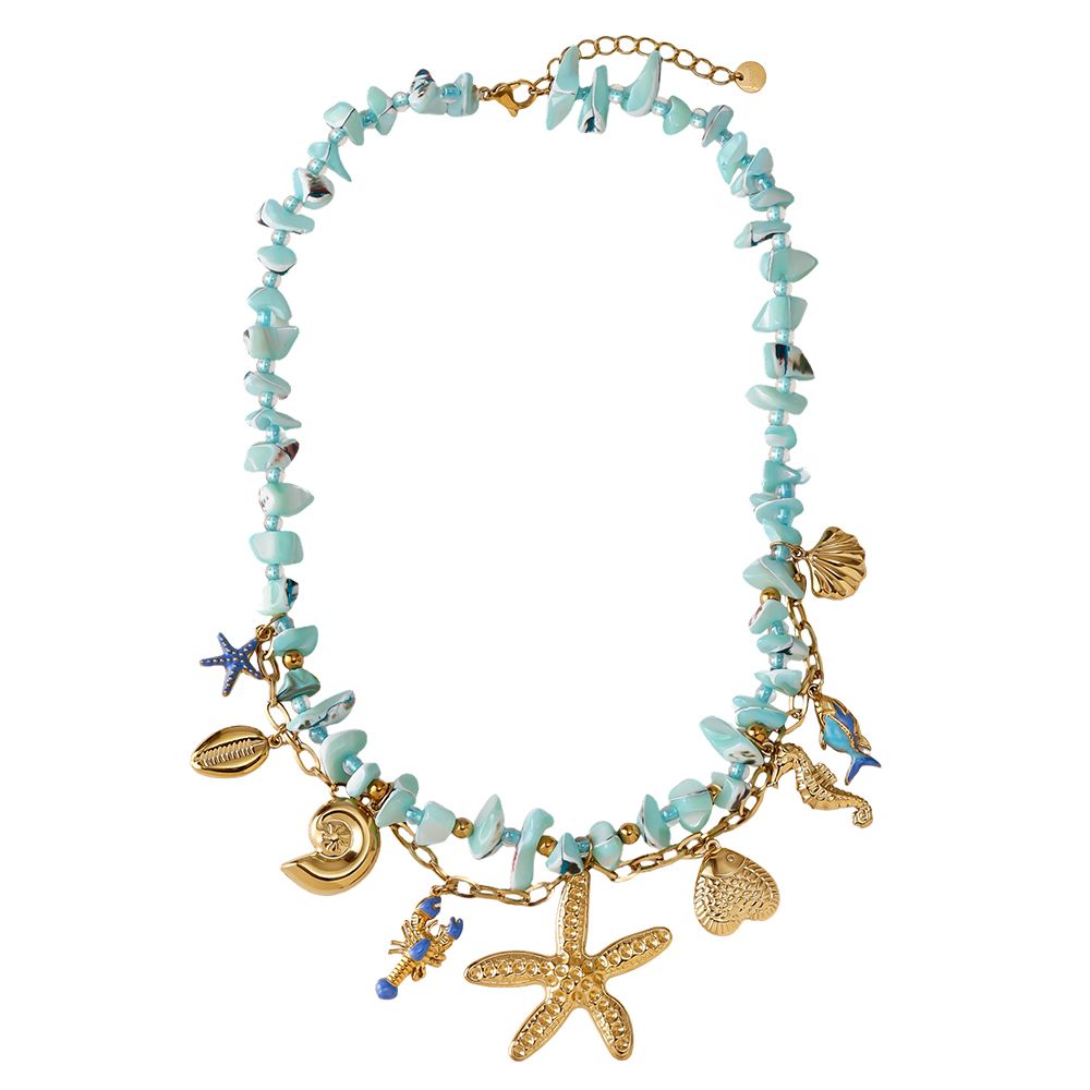 Emilia Necklace 45 cm - Gold