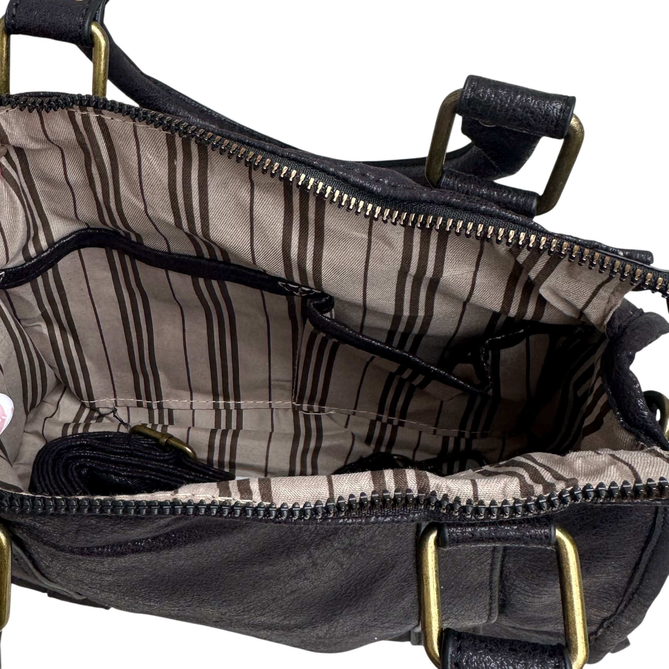Liv Glossy Medium Tas - Pewter