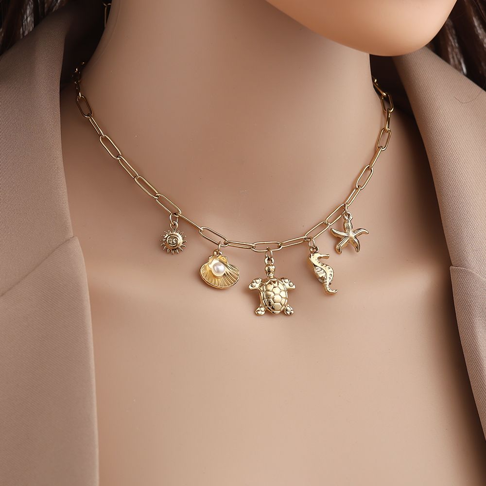 Turtle Necklace 40 cm - Silver PRE ORDER