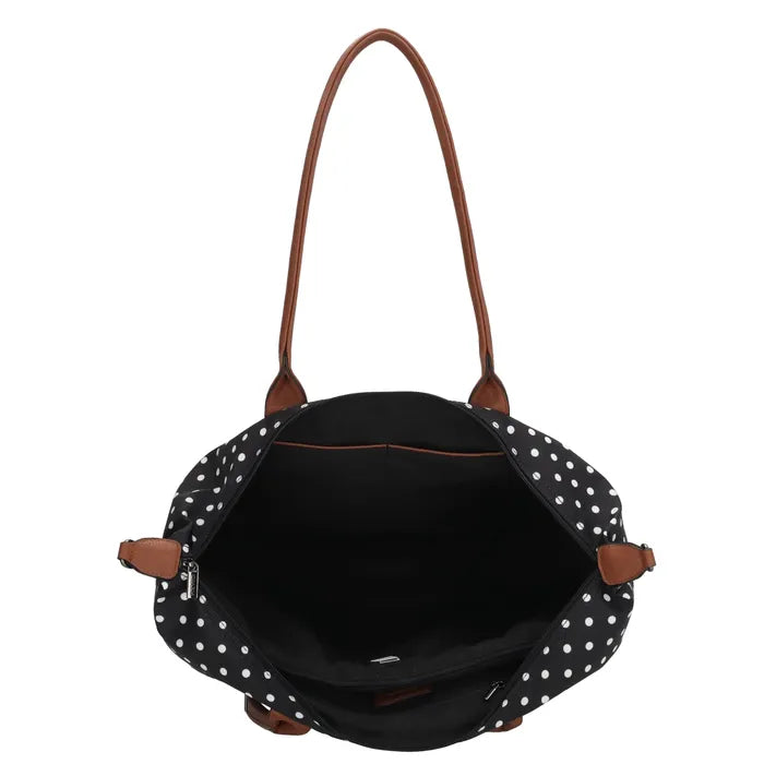 Charm London Buckingham Tas - Polka Dot Zwart