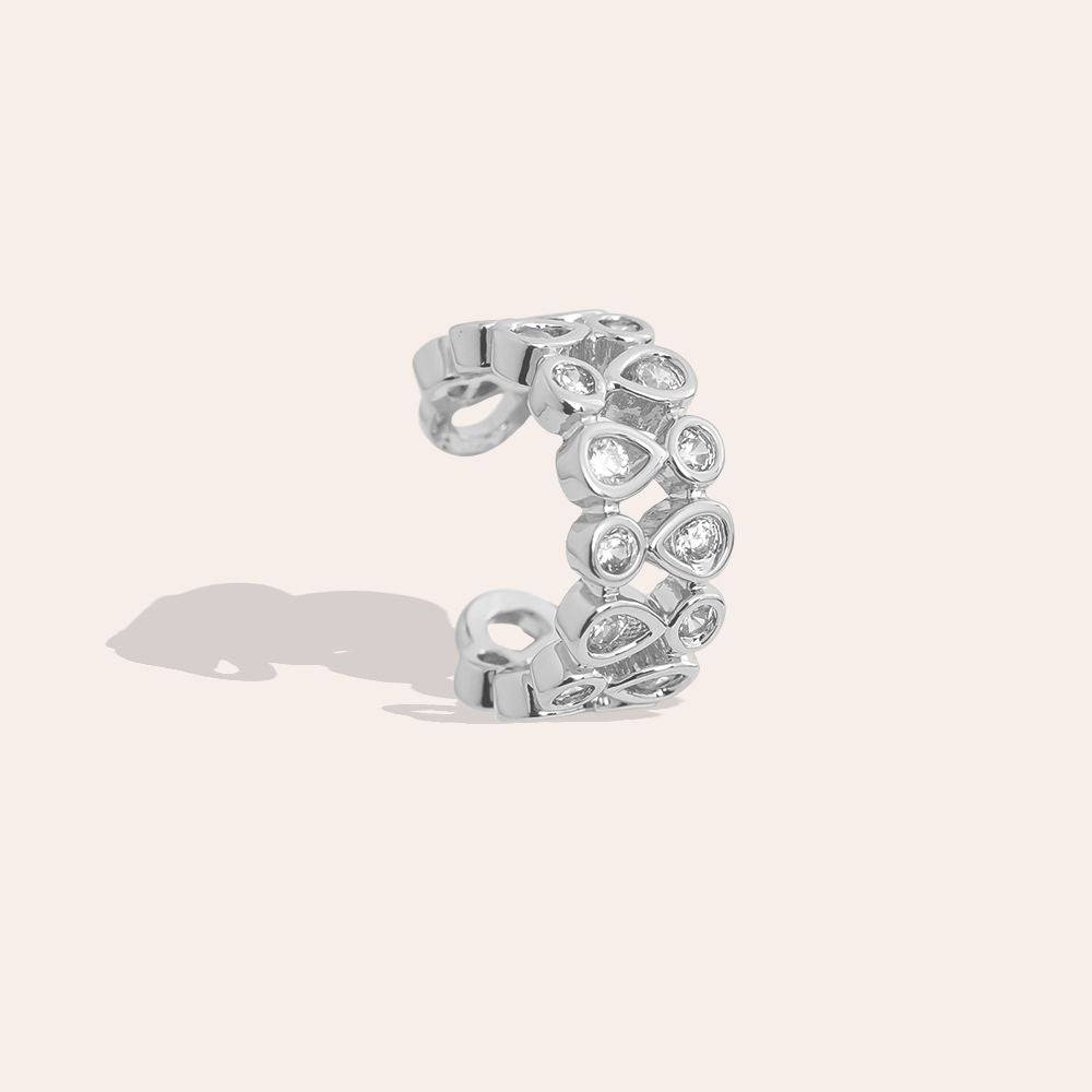 Earcuff Diamond - Silver