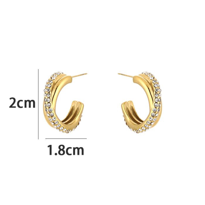 Diane Earrings - Silver