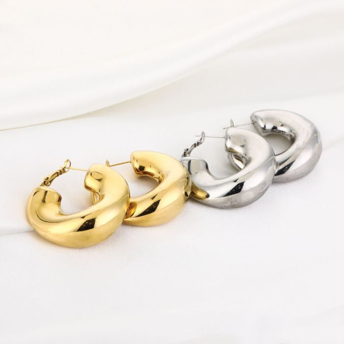 Lucie Earrings - Silver