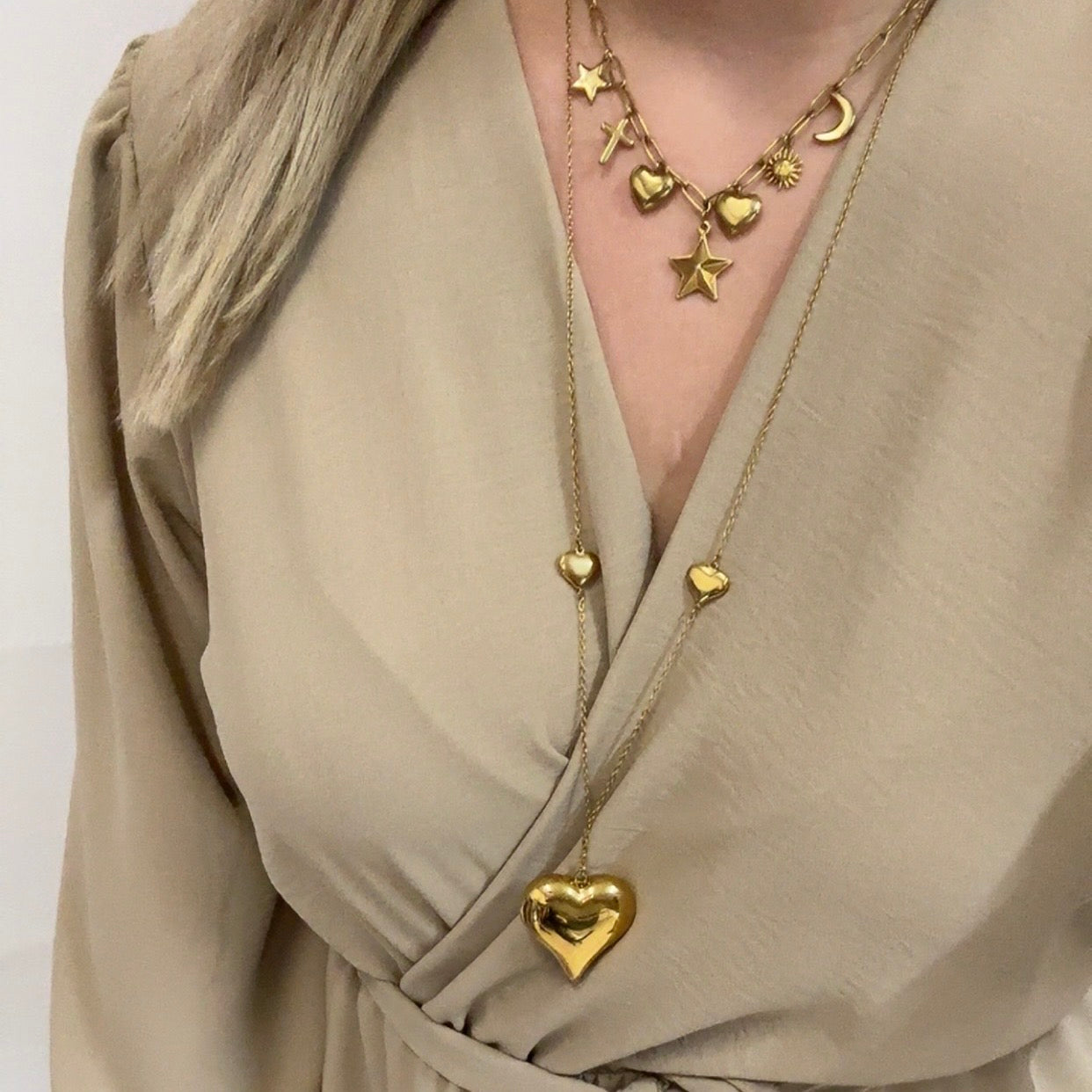 Anne Necklace 80 cm - Gold