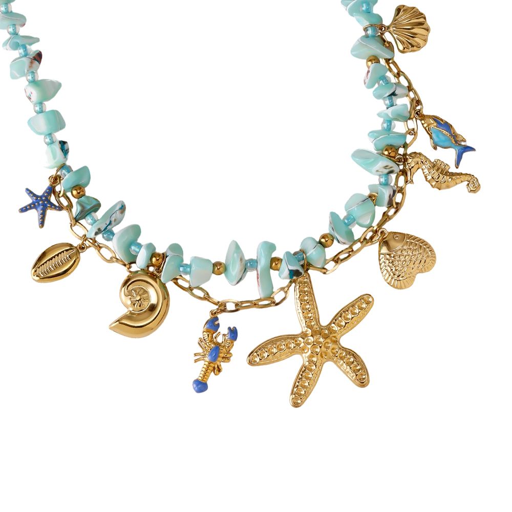 Emilia Necklace 45 cm - Gold