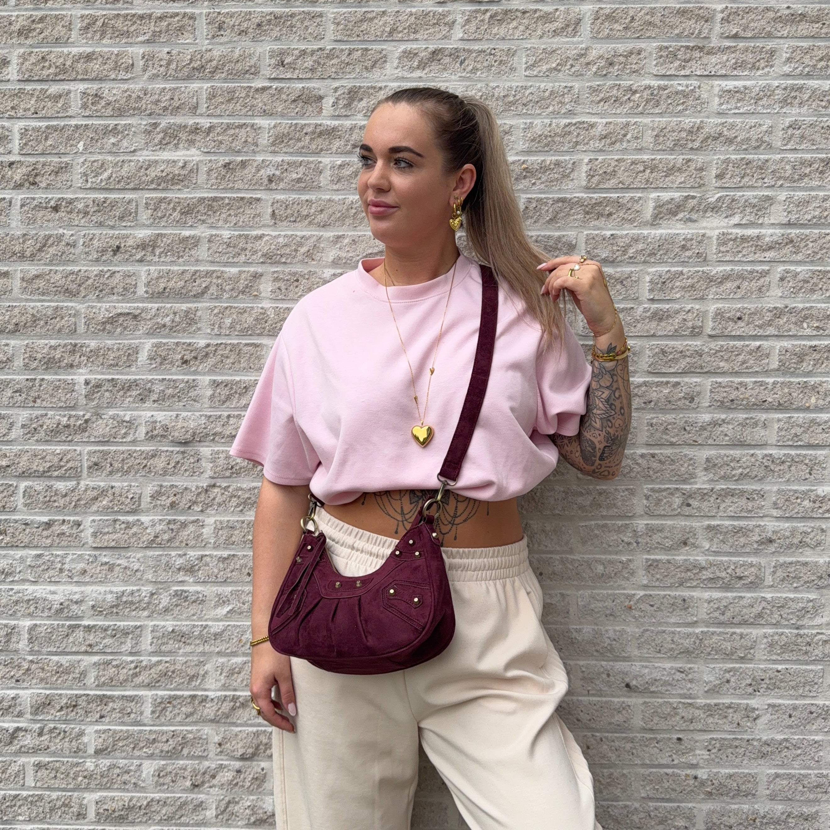 Vienna Tas - Burgundy