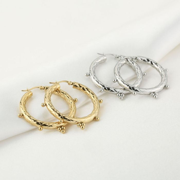 Elisa Medium Earrings - Silver