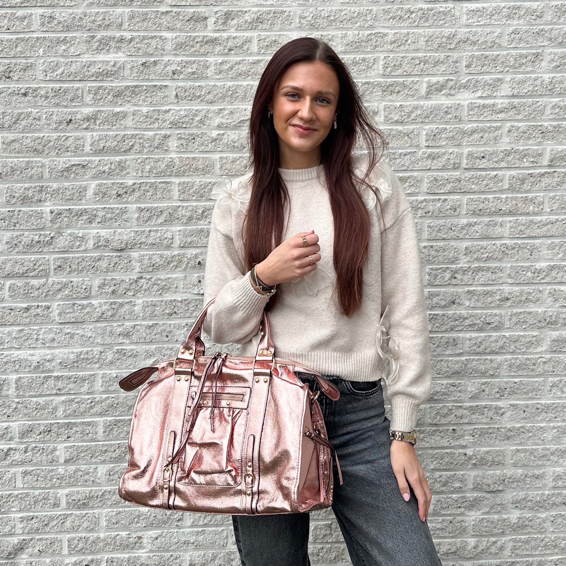 Liv Metallic XL Tas - Rosé