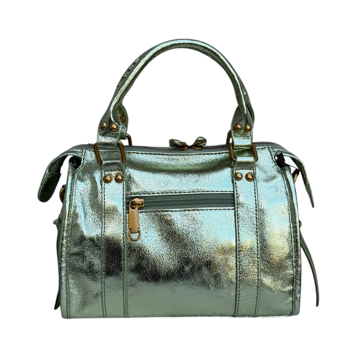 Liv Glitter Medium Tas - Appeltjes Groen