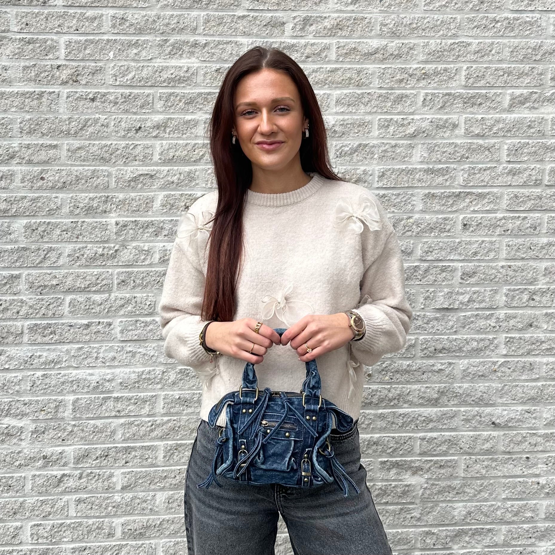 Liv Denim Small Tas - Donker Blauw