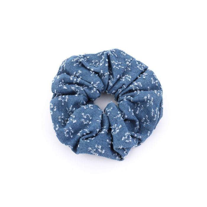 Jeans Denim Scrunchie - Licht Blauw