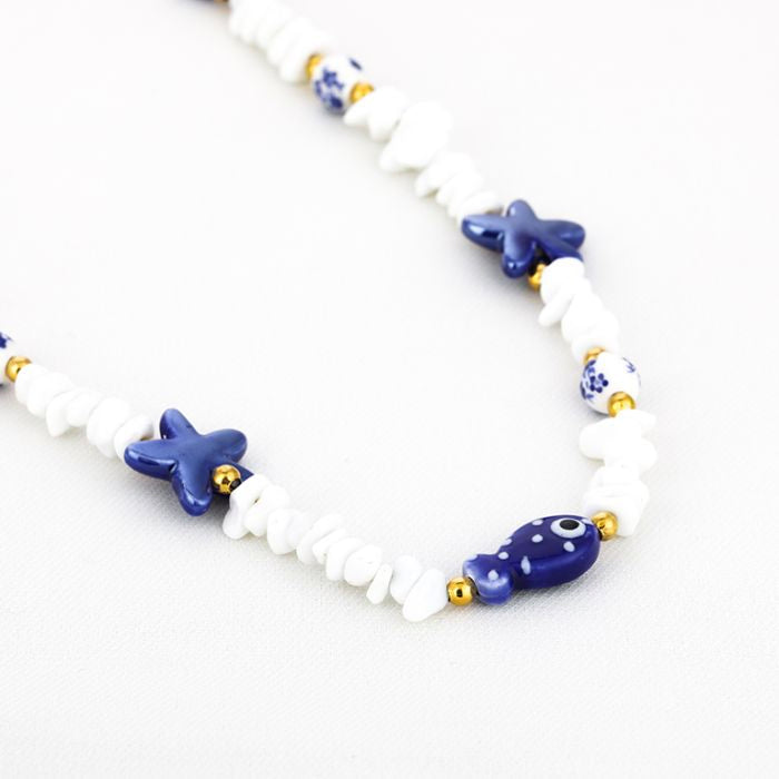 Aria Necklace 40 cm - Gold