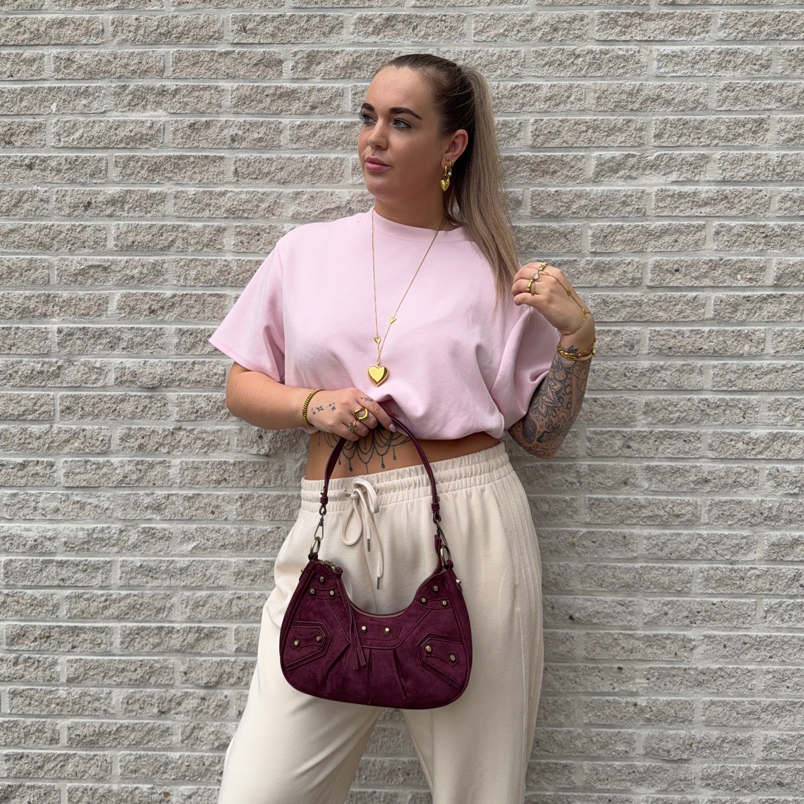 Vienna Tas - Burgundy