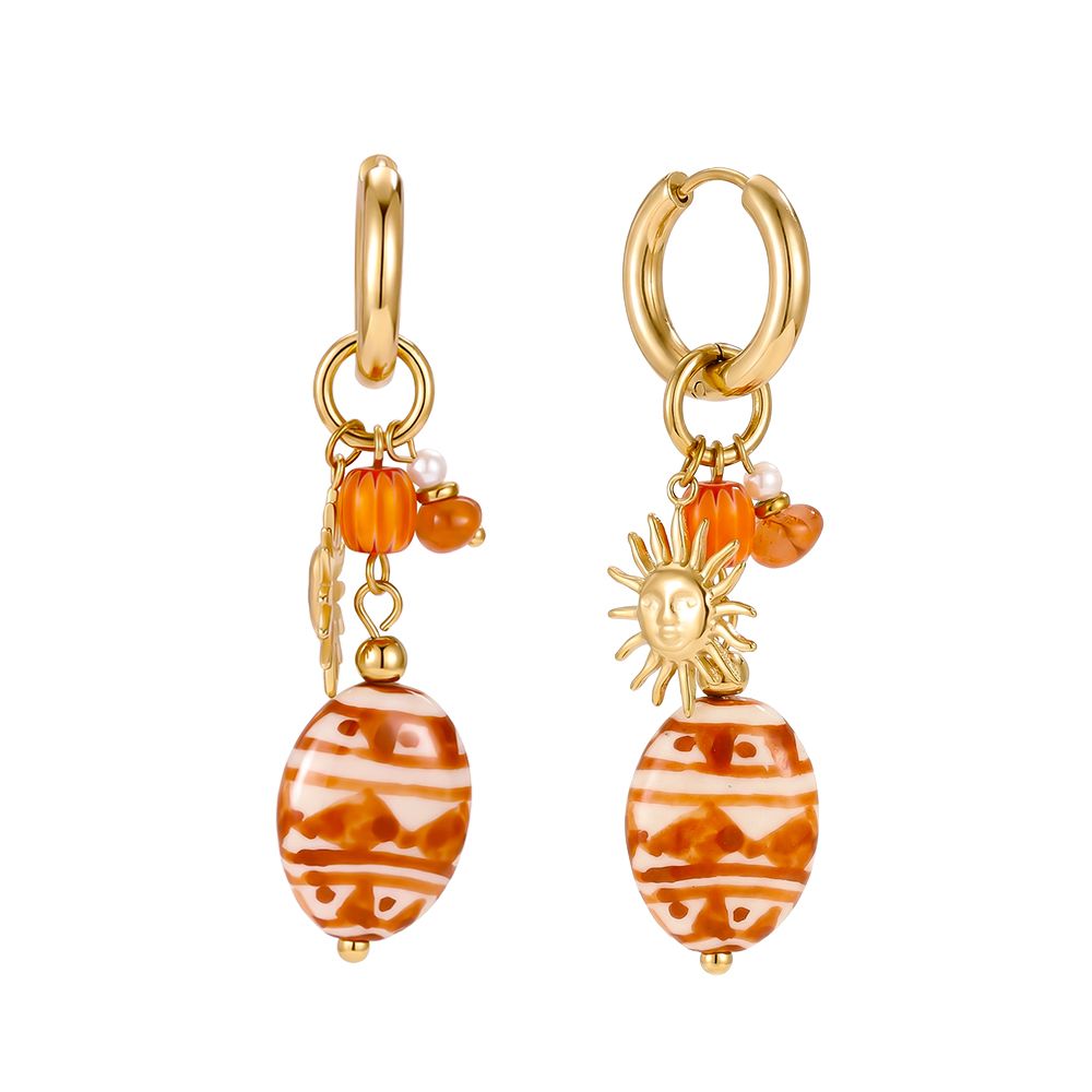 Saffira Earrings - Gold