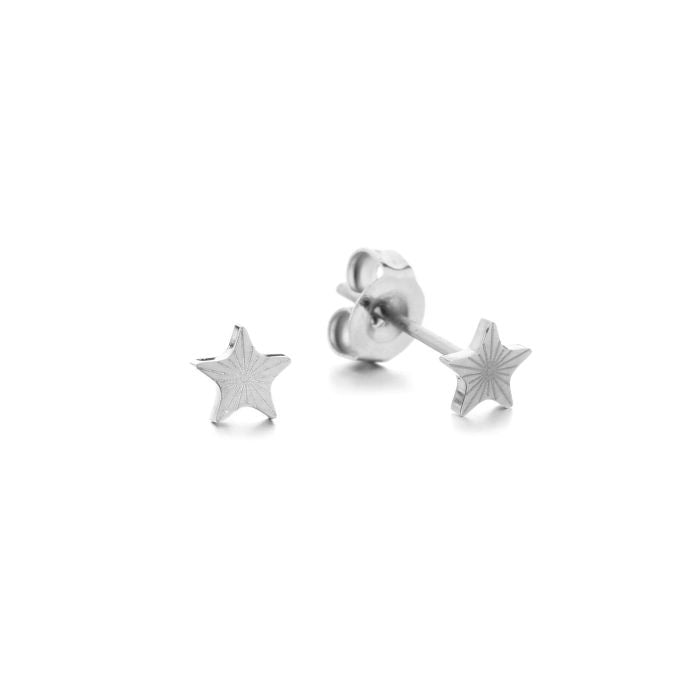 Ear Stud Star - Silver