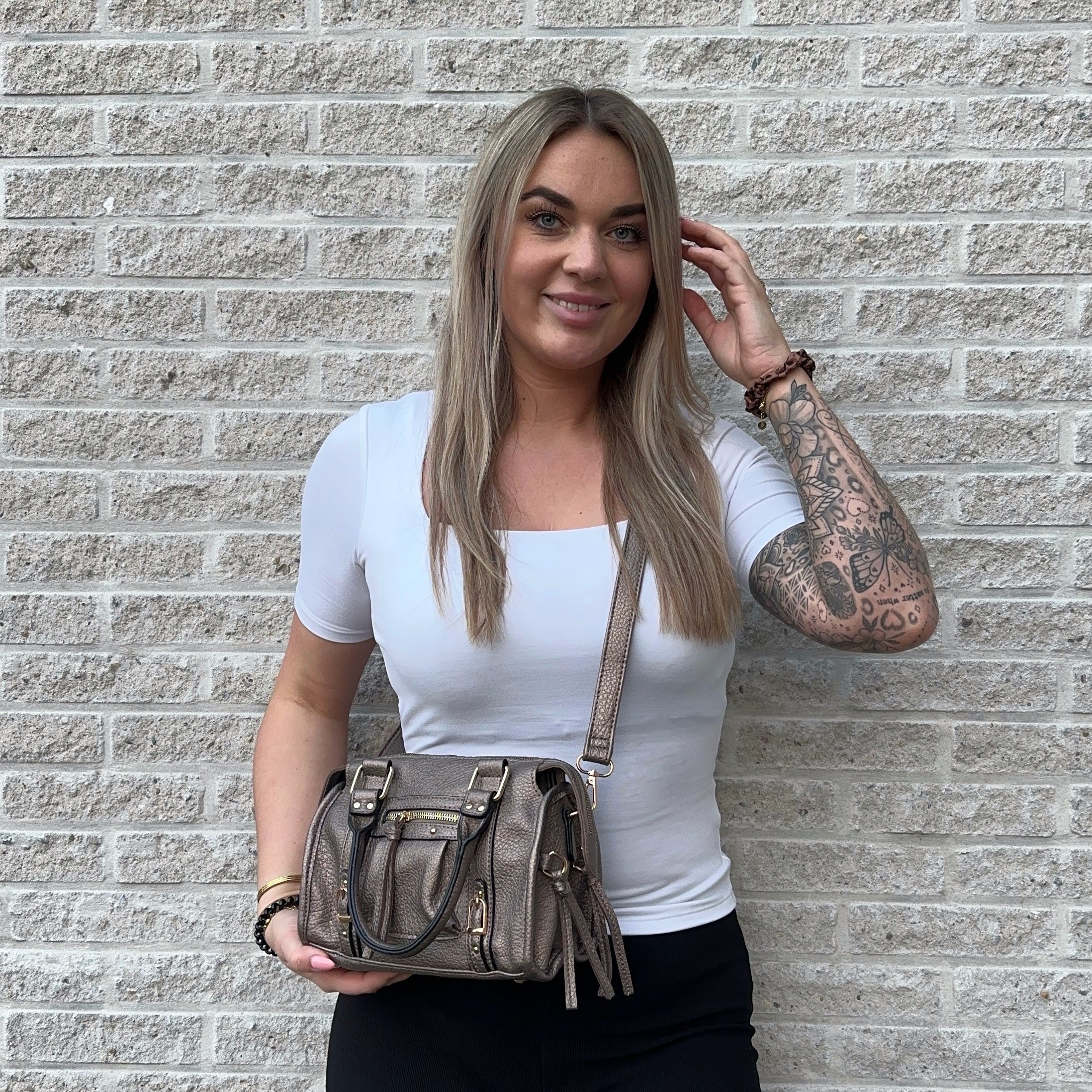 Liv Medium Tas - Donker Brons