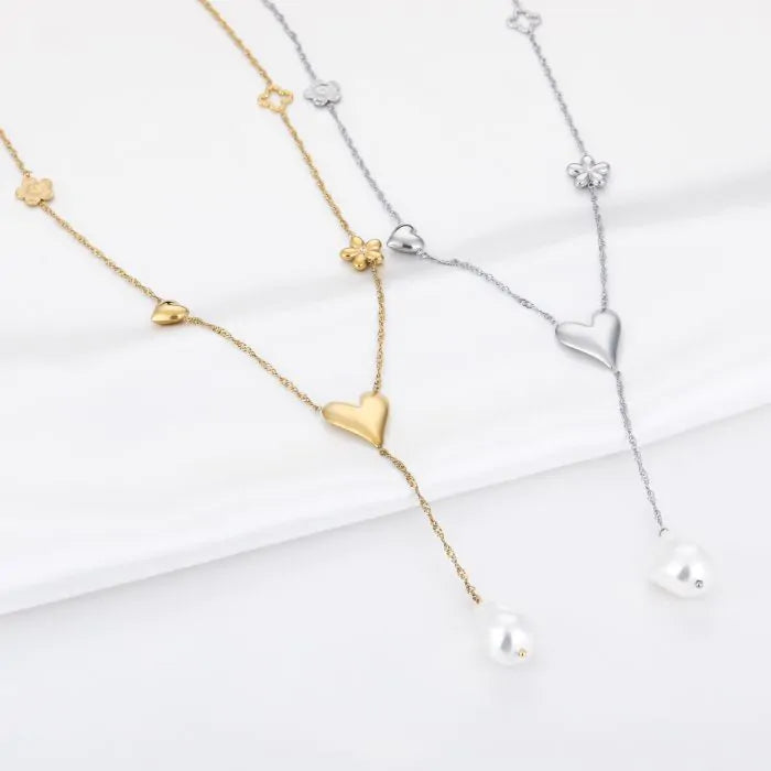 Xaviera Necklace 55 cm - Silver