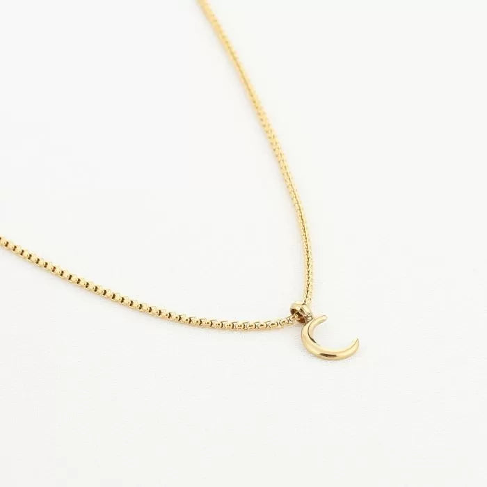 Initial Small Necklace 40 cm - Gold
