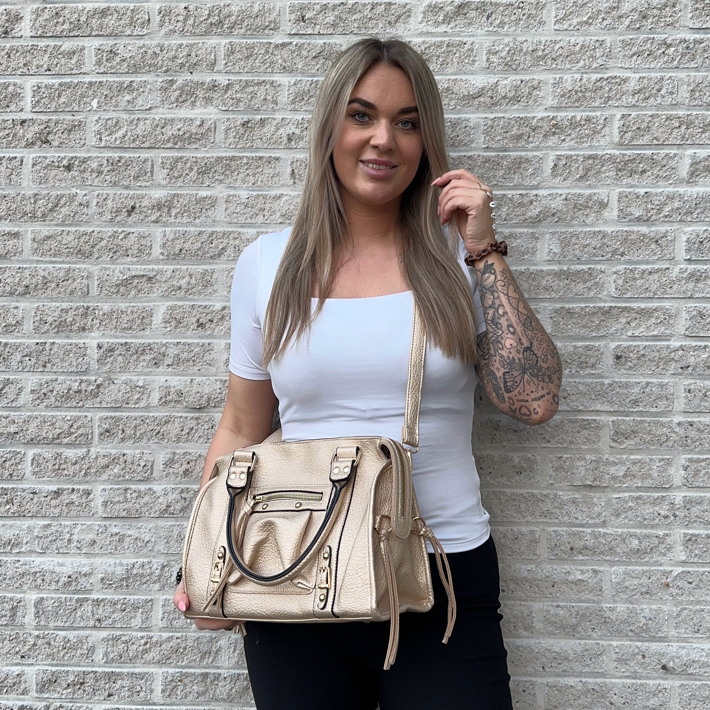 Liv Large Tas - Goud