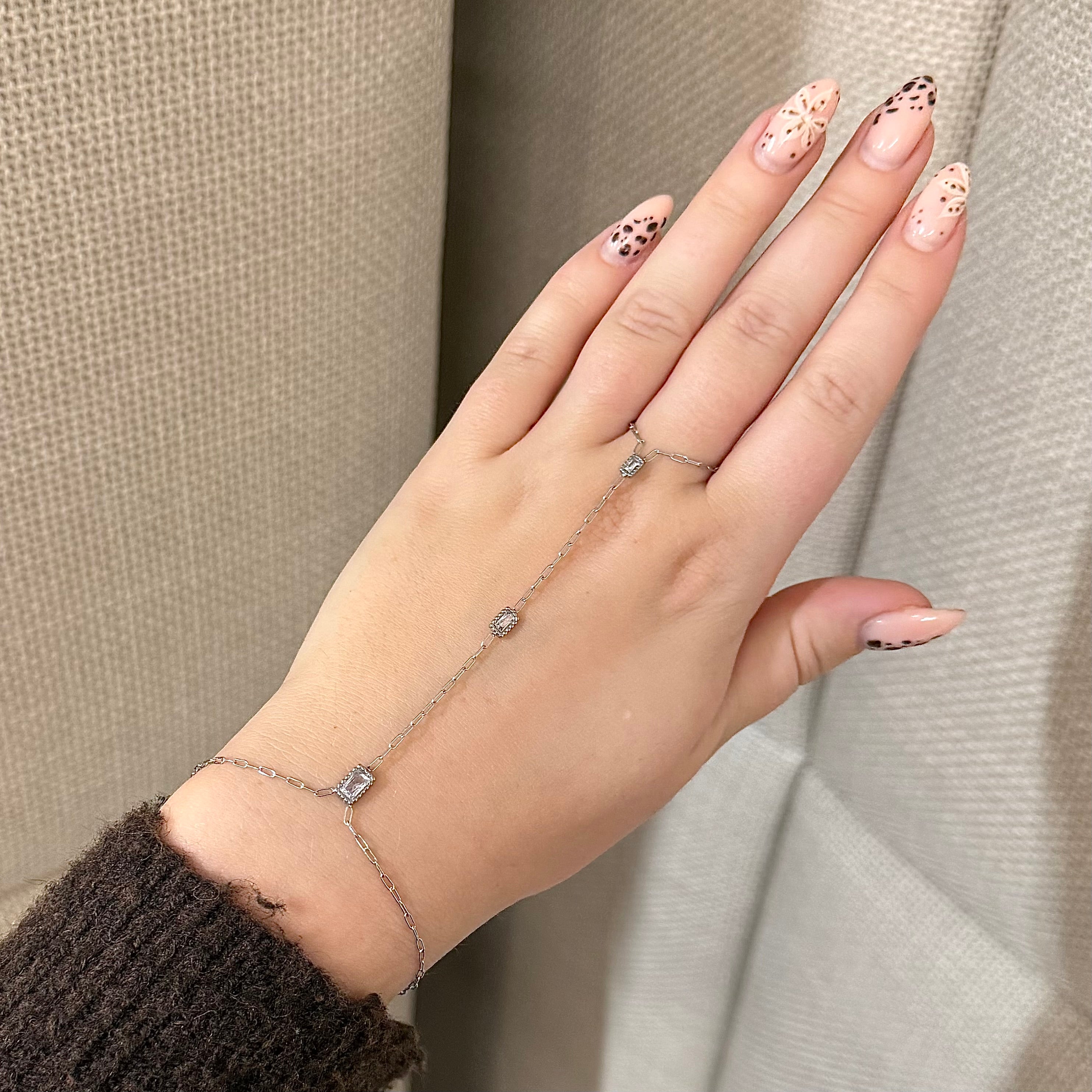 Handchain Sparkle - Silver