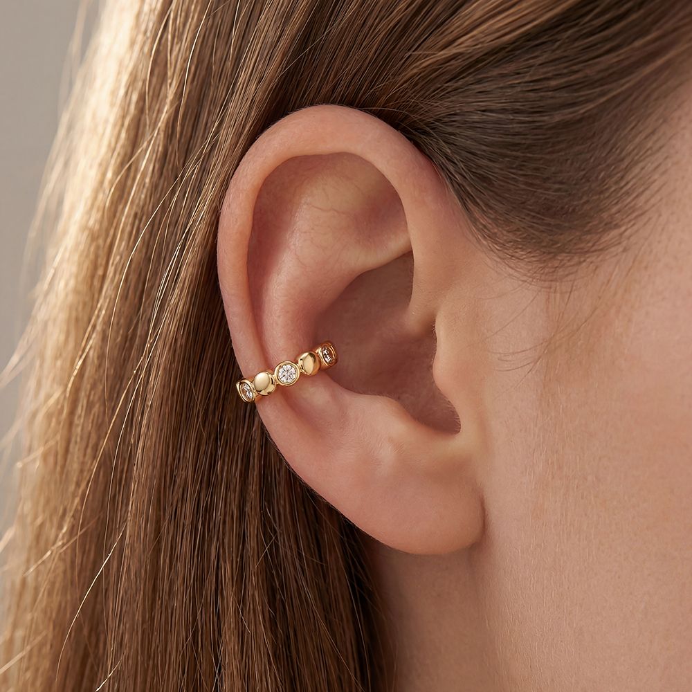 Earcuff Sara - Silver