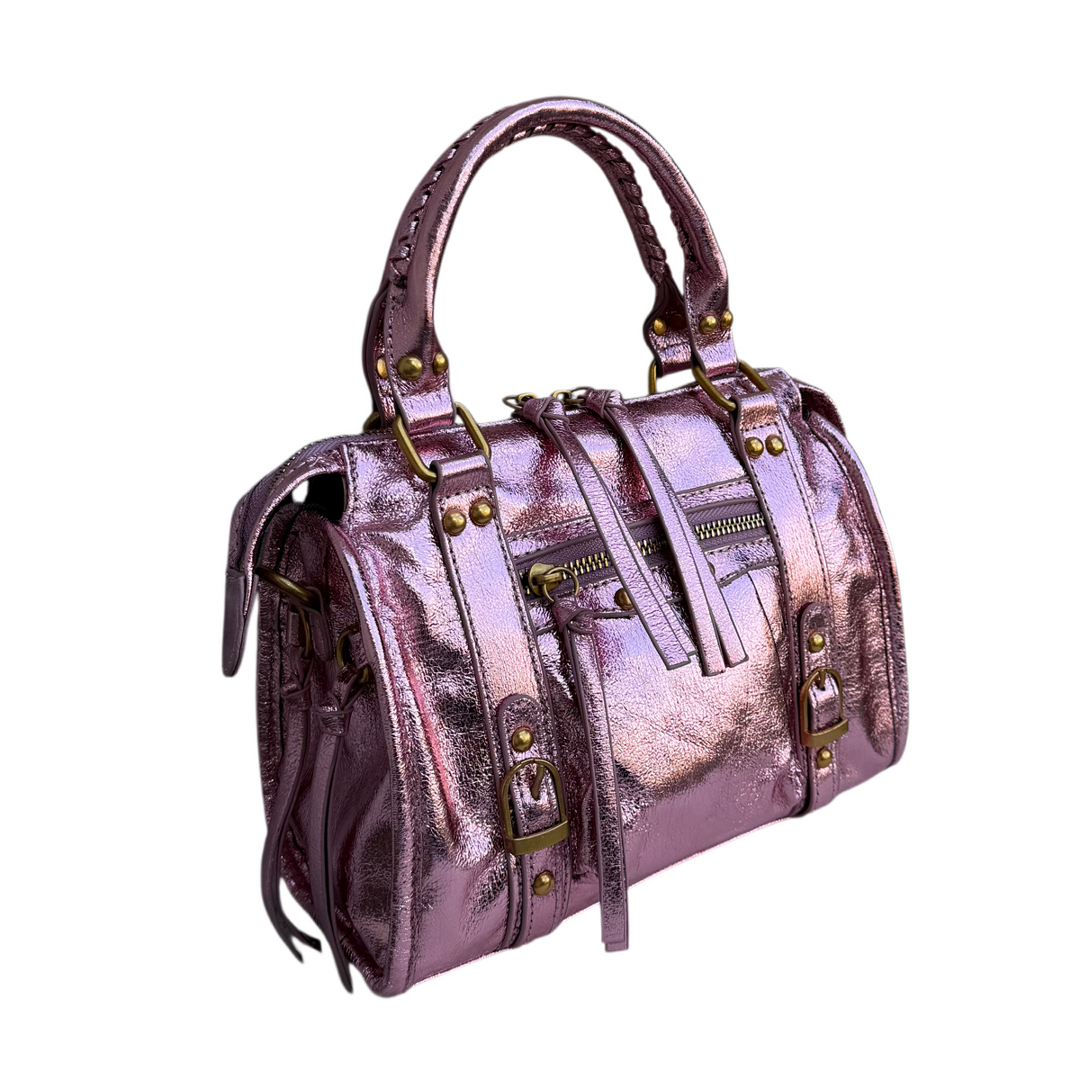 Liv Glitter Medium Tas - Roze
