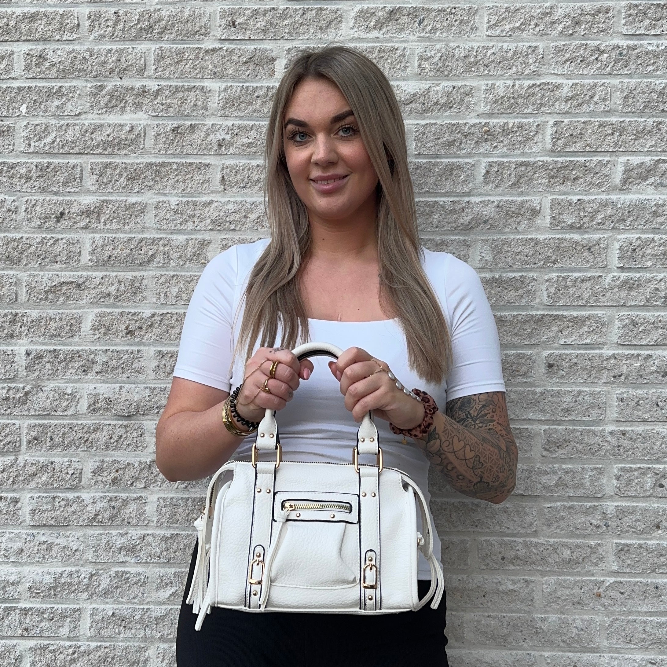 Liv Medium Tas - Wit