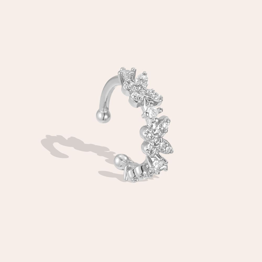Earcuff Butterfly - Silver