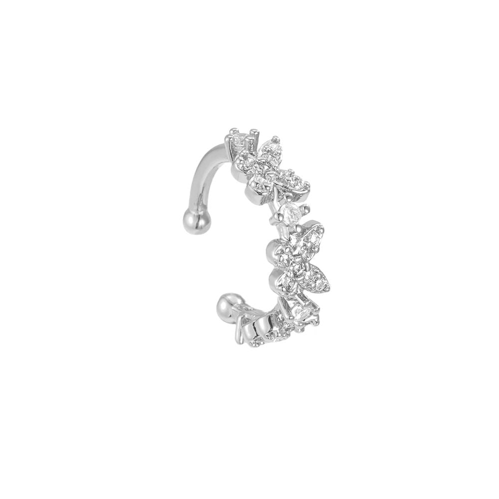 Earcuff Butterfly - Silver