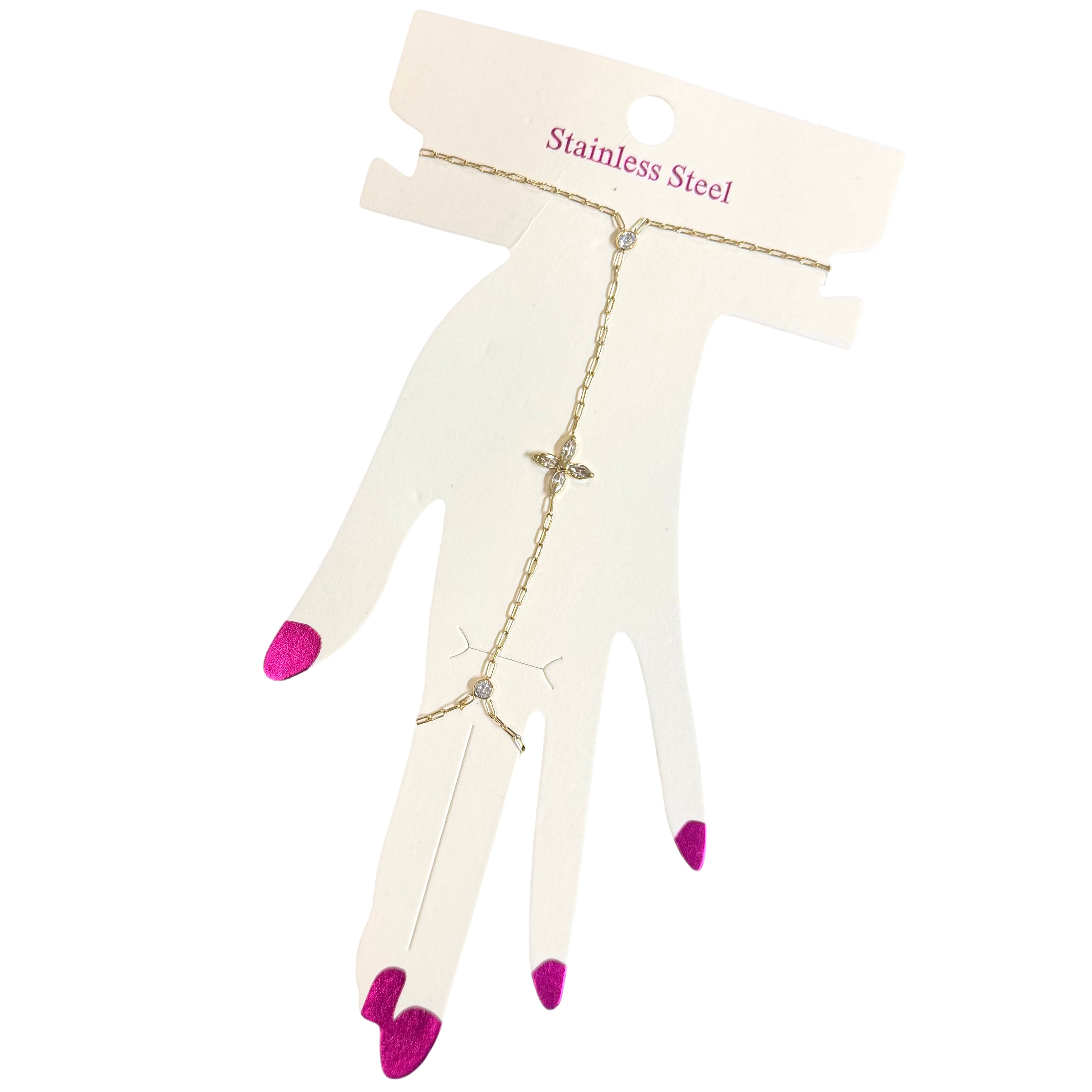 Handchain Flower - Gold