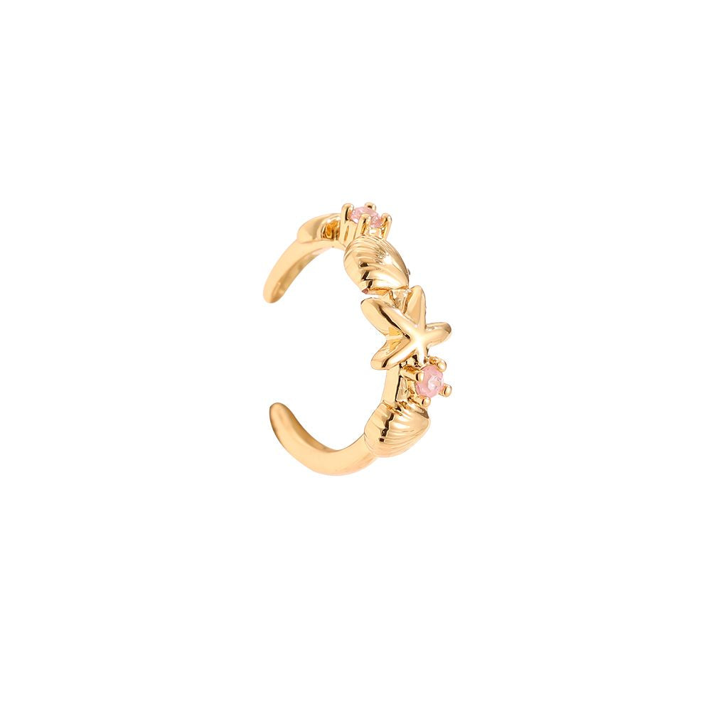Earcuff Sea Life - Gold