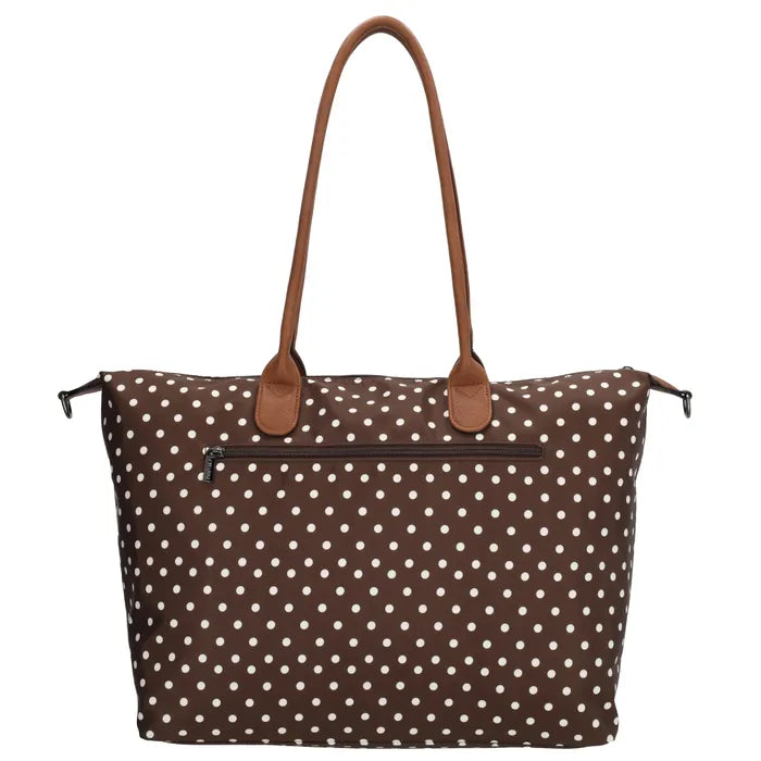 Charm London Buckingham Tas - Polka Dot Bruin